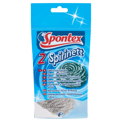 Spontex Spirinett Druciana nierdzewna myjka 2 sztuki (1)