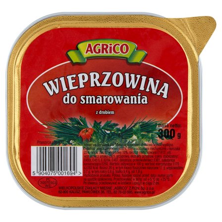 Agrico Wieprzowina do smarowania z drobiem 300 g (1)