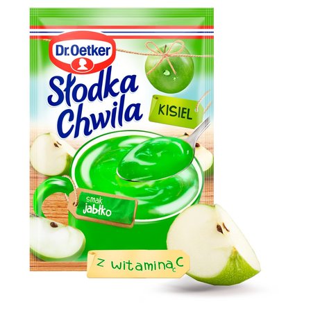 Dr. Oetker Słodka Chwila Kisiel smak jabłko 30 g (2)