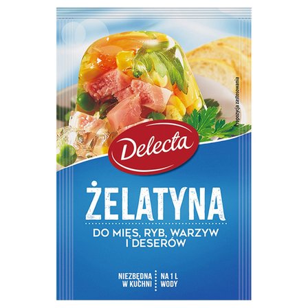 Delecta Żelatyna do mięs ryb warzyw i deserów 20 g (1)