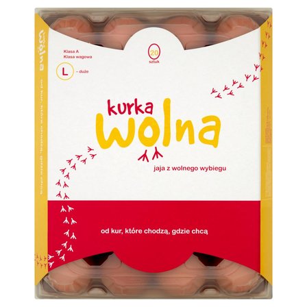 Kurka Wolna Jaja z wolnego wybiegu L 20 sztuk (1)