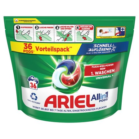 Ariel All-in-1 PODS Kapsułki z płynem do prania, 36prań (1)