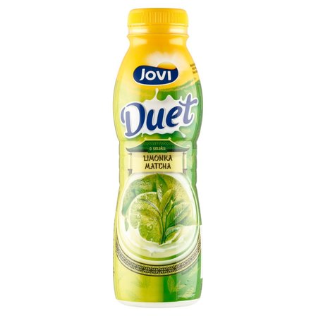 Jovi Duet Napój jogurtowy o smaku limonka matcha 350 g (1)