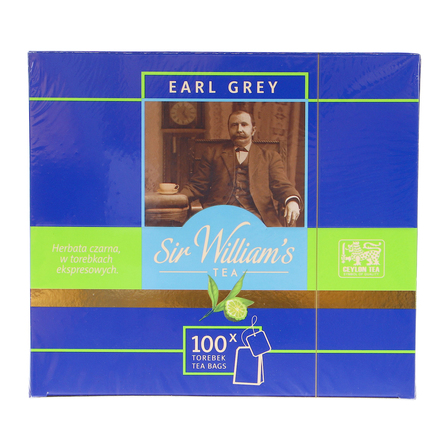 SIR WILLIAMS CZARNA HERBATA TEA EARL GREY 100X2G (1)