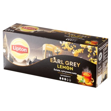 Lipton Earl Grey Lemon Herbata czarna aromatyzowana 50 g (25 torebek) (2)