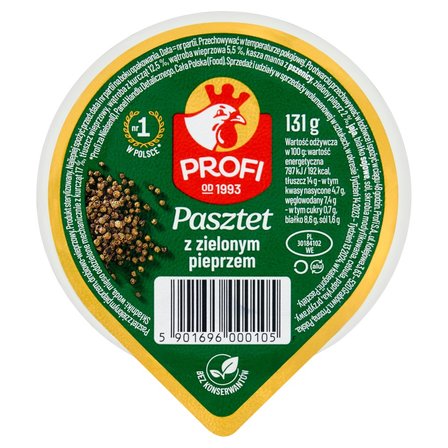 Profi Pasztet z zielonym pieprzem 131 g (1)