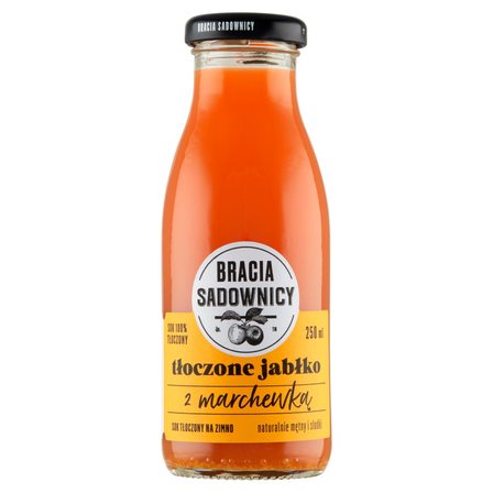 Bracia Sadownicy Sok tłoczone jabłko z marchewką 250 ml (1)