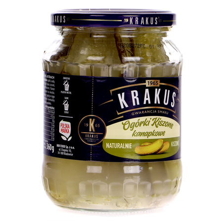 Krakus Ogórki kiszone kanapkowe 670 g (11)