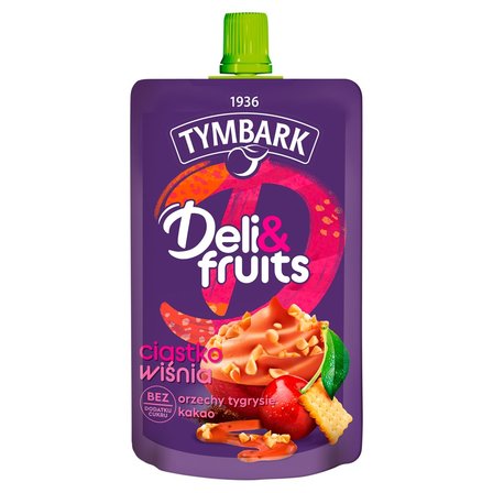 Tymbark Deli&Fruits Mus wieloowocowy ciastko wiśnia 170 g (1)