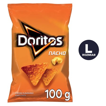 Doritos Nacho Chipsy kukurydziane o smaku serowym 100 g (2)