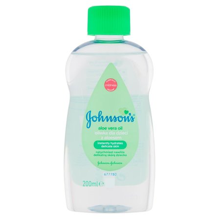 Johnson's Oliwka dla dzieci z aloesem 200 ml (1)