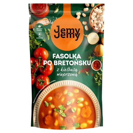 JemyJemy Fasolka po bretońsku z kiełbasą wieprzową 400 g (1)