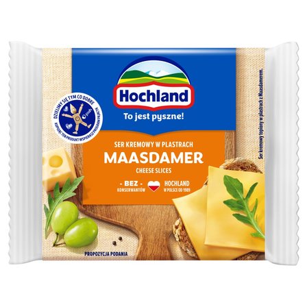 Hochland Ser kremowy w plastrach Maasdamer 130 g (1)