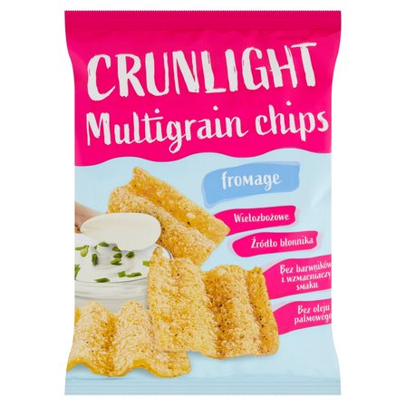 Crunlight Chipsy wielozbożowe fromage 70 g (1)