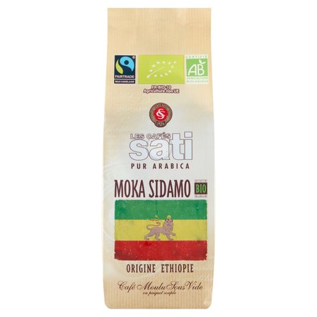 Cafe Sati Moka Sidamo Bio Kawa palona mielona arabika 250 g (1)