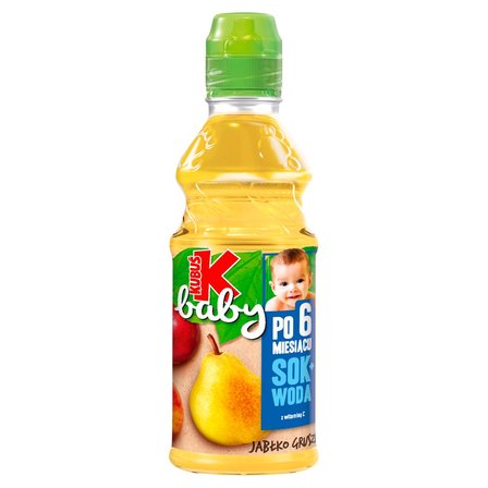 Kubuś Baby Napój po 6 miesiącu jabłko gruszka 300 ml (1)