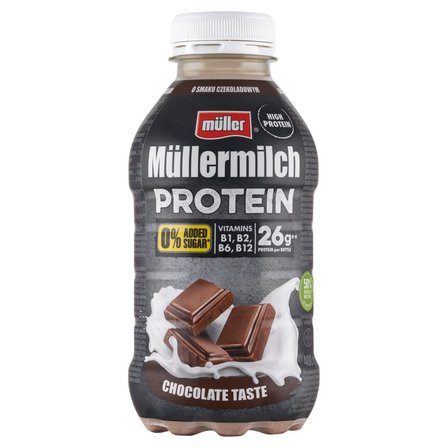 Müller Müllermilch Protein Napój mleczny o smaku czekoladowym 400 g (1)