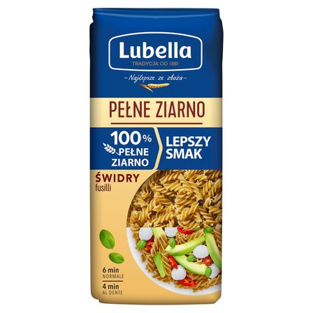 Lubella Pełne Ziarno Makaron świdry 400 g (1)