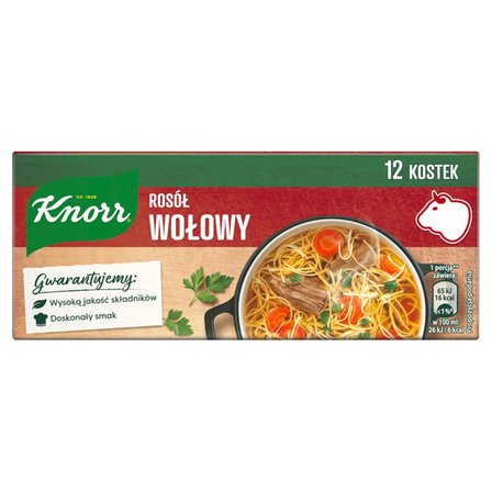 Knorr Rosół wołowy 120 g (12 x 10 g) (1)