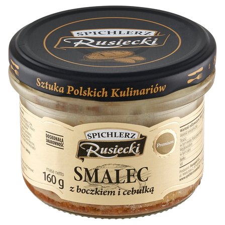 Spichlerz Rusiecki Smalec z boczkiem i cebulką 160 g (2)