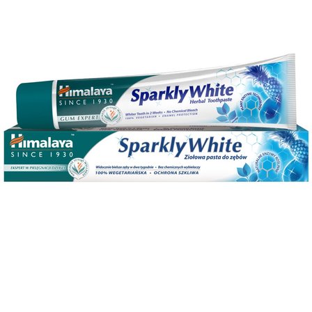 Himalaya Gum Expert Ziołowa wybielająca pasta do zębów Sparkly White 75 ml (3)