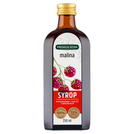 Premium Rosa Syrop malina 250 ml (1)