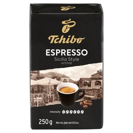 Tchibo Espresso Sicilia Style Intense Roast Kawa palona mielona 250 g (1)