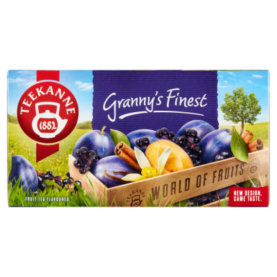 Teekanne World of Fruits Granny's Finest Aromatyzowana mieszanka herbatek 50 g (20 x 2,5 g) (1)