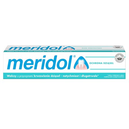 meridol Ochrona dziąseł pasta do zębów na dziąsła ze składnikiem o działaniu antybakteryjnym 75ml (1)