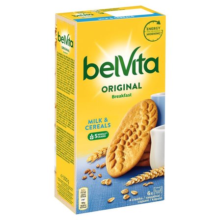 belVita Breakfast Ciastka zbożowe z mlekiem 300 g (1)
