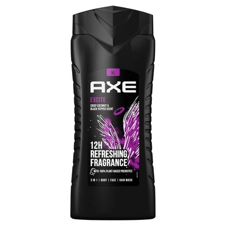 Axe Excite Żel pod prysznic 3w1 400 ml (1)