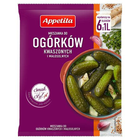 Appetita Mieszanka do ogórków kwaszonych i małosolnych 40 g (1)