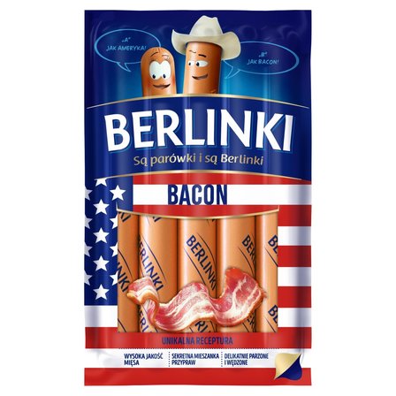 Berlinki Bacon Kiełbasa 250 g (1)