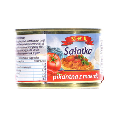 MK Sałatka pikantna z makrelą 170 g (11)