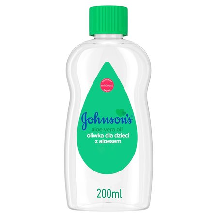 Johnson's Oliwka dla dzieci z aloesem 200 ml (2)