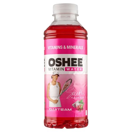 Oshee Vitamin Water Napój niegazowany o smaku czerwonych winogron-dragonfruit 555 ml (1)