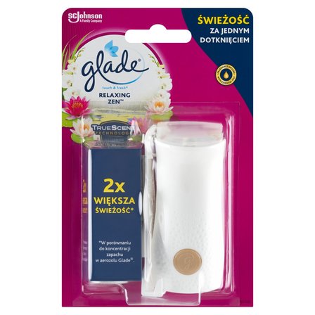 Glade Touch & Fresh Relaxing Zen Skoncentrowany odświeżacz powietrza 10 ml (1)