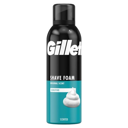 Gillette Classic Pianka do golenia do skóry wrażliwej, 200 ml (1)