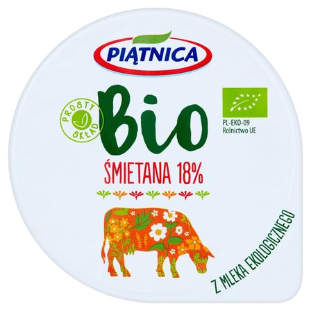 Piątnica Bio Śmietana 18% 200 g (1)