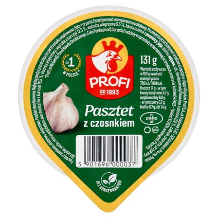 Profi Pasztet z czosnkiem 131 g (1)