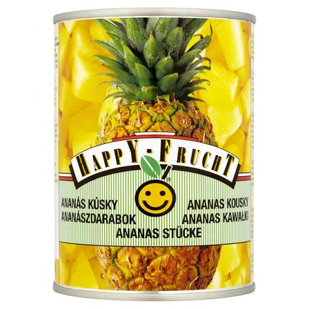 HAPPY FRUCHT Ananas kawałki 565 g (1)