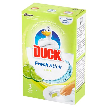 Duck Fresh Stick Lime Żelowe paski do toalet 27 g (3 x 9 g) (2)
