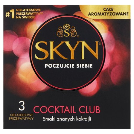 Skyn Cocktail Club Nielateksowe prezerwatywy 3 sztuki (1)