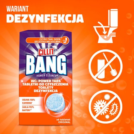 Cillit Bang Tabletki do czyszczenia toalety 135 g (6 x 22,5 g) (5)