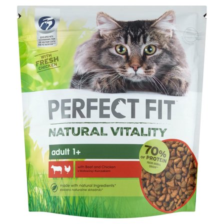 Perfect Fit Natural Vitality Adult 1+ Karma dla dorosłych kotów 650 g (1)