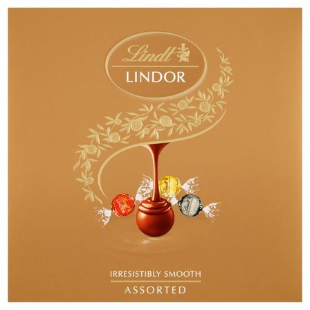 Lindt Lindor Praliny z czekolady mlecznej białej i gorzkiej z nadzieniem 150 g (1)