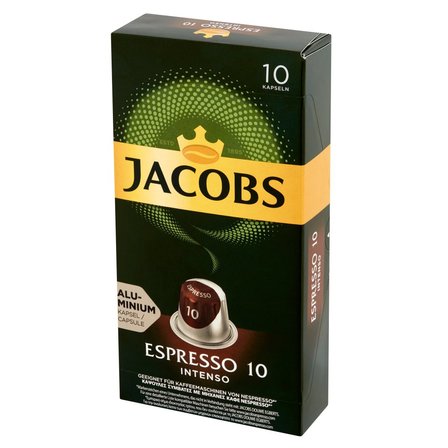 Jacobs Espresso Intenso Kawa mielona w kapsułkach 52 g (10 sztuk) (2)