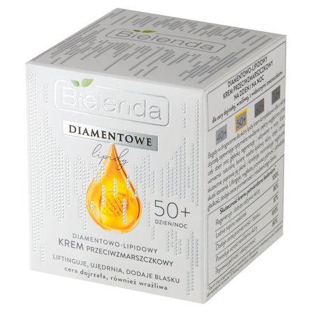 Bielenda Diamentowe Lipidy 50+ Diamentowo-lipidowy krem przeciwzmarszczkowy na dzień noc 50 ml (2)