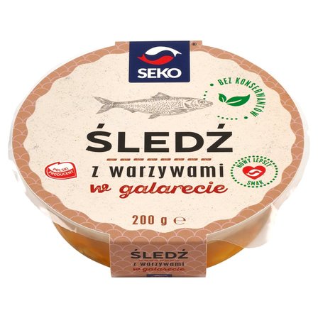 Seko Śledź z warzywami w galarecie 200 g (2)