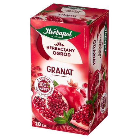 Herbapol Herbaciany Ogród Herbatka owocowo-ziołowa granat 50 g (20 x 2,5 g) (2)